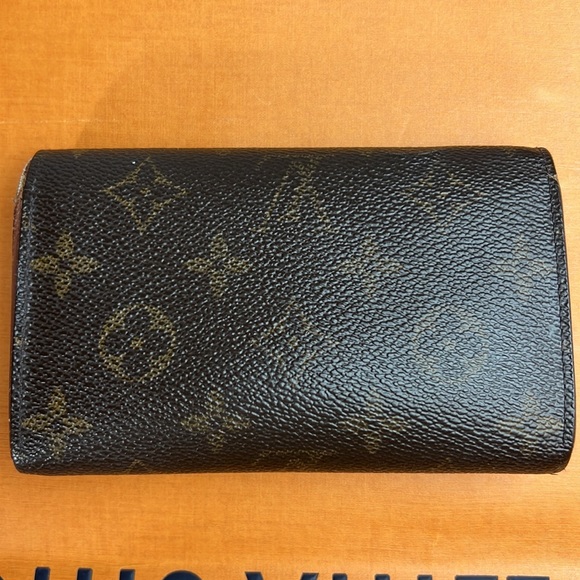 LV Louis Vuitton Monogram Porte Monnaie Billets Tresor Wallet Auth. Vintage 01 - Picture 5 of 17